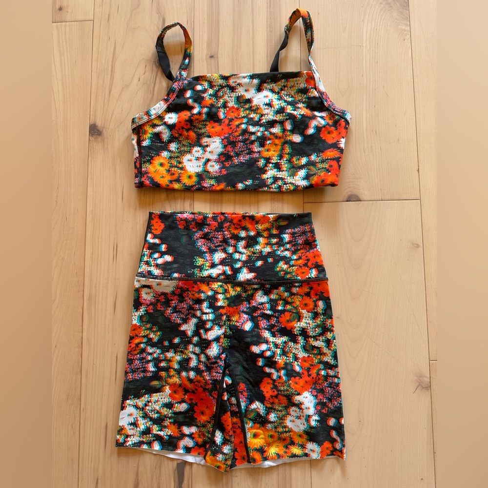 Aerie Floral Workout Set